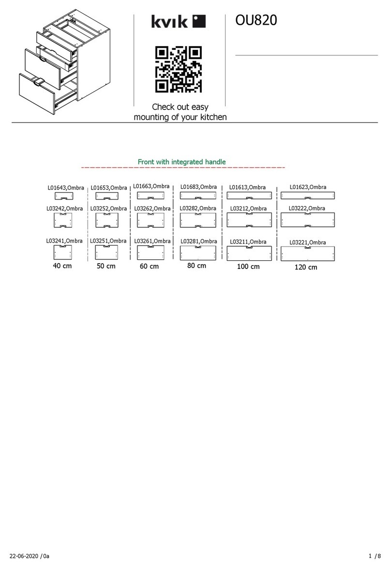 Kvik OU820 Assembly instructions