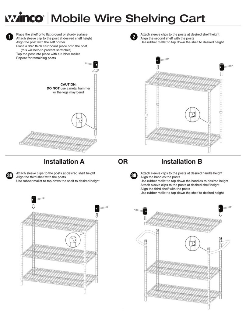 Winco VCCD Series Assembly instructions
