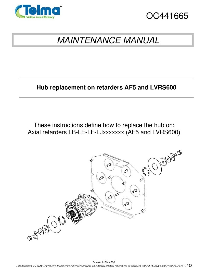 Telma OC441665 Maintenance manual