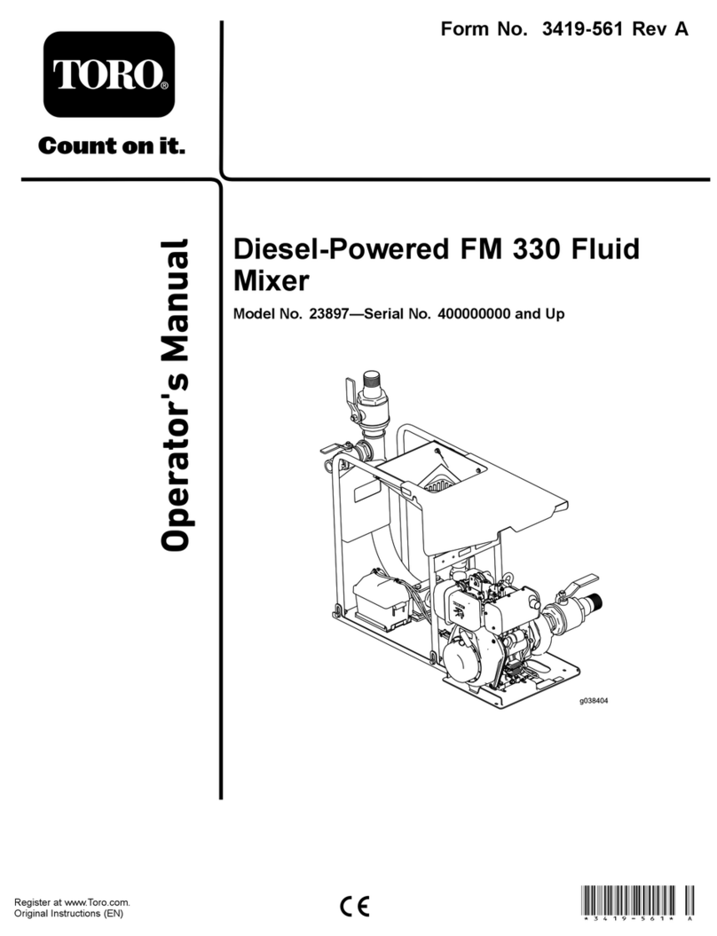 Toro FM 330 Operator's manual