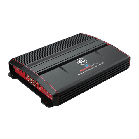 DB Drive Speed SA600.4 User manual DB Drive Speed SA600.4 User manual