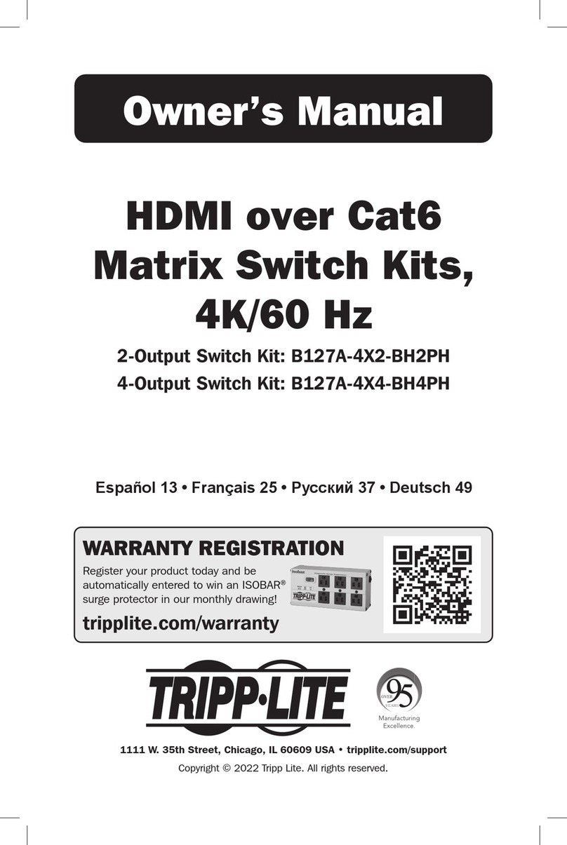 Tripp Lite B127A-4X2-BH2PH User manual
