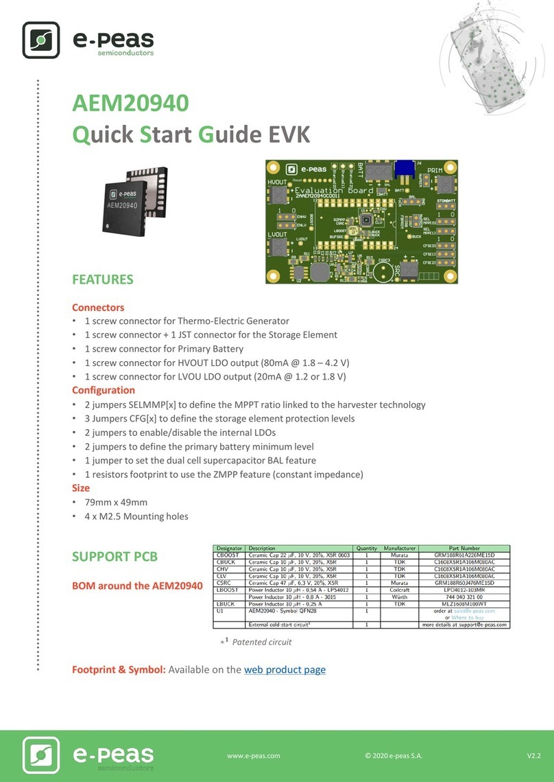 E-peas AEM20940 quick start guide