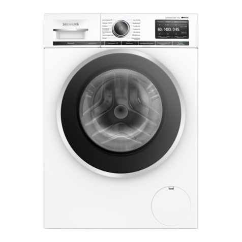 Siemens WM14XEH1GR User manual