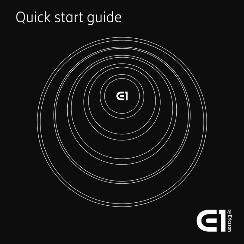 Ericsson E1 User manual