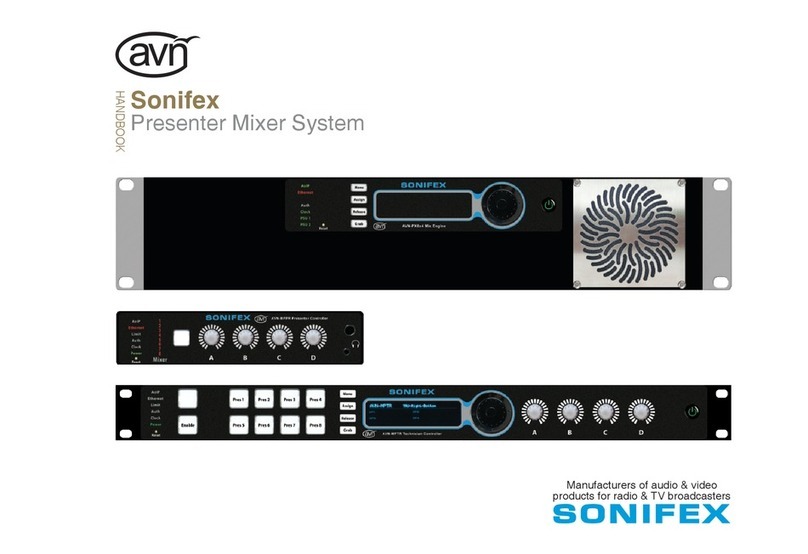 Sonifex AVN-PX8x4C Handbook