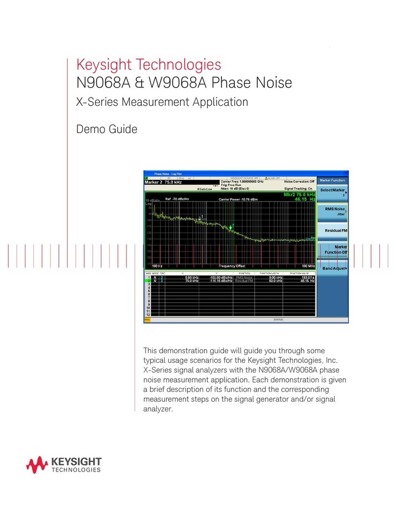 Keysight N9068A Demo guide
