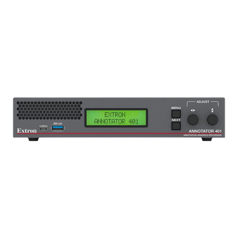 Extron electronics Annotator 401 User manual