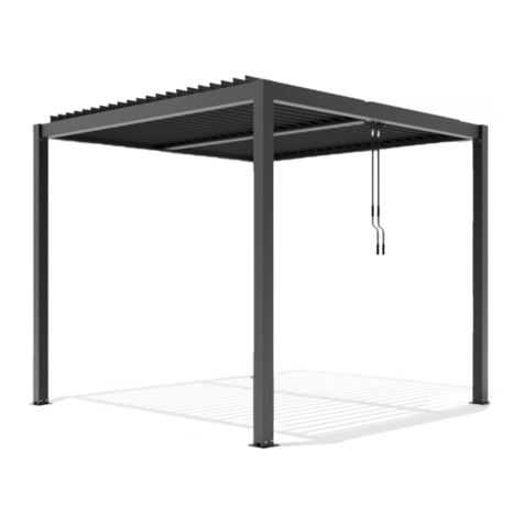 X-METAL CCP Pergola 3x3m Assembly instructions X-METAL CCP Pergola 3x3m Assembly instructions