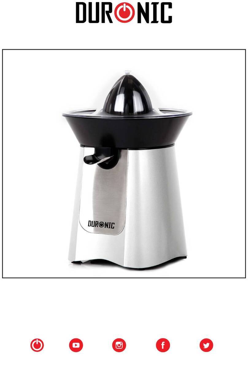 Duronic JE6 User manual