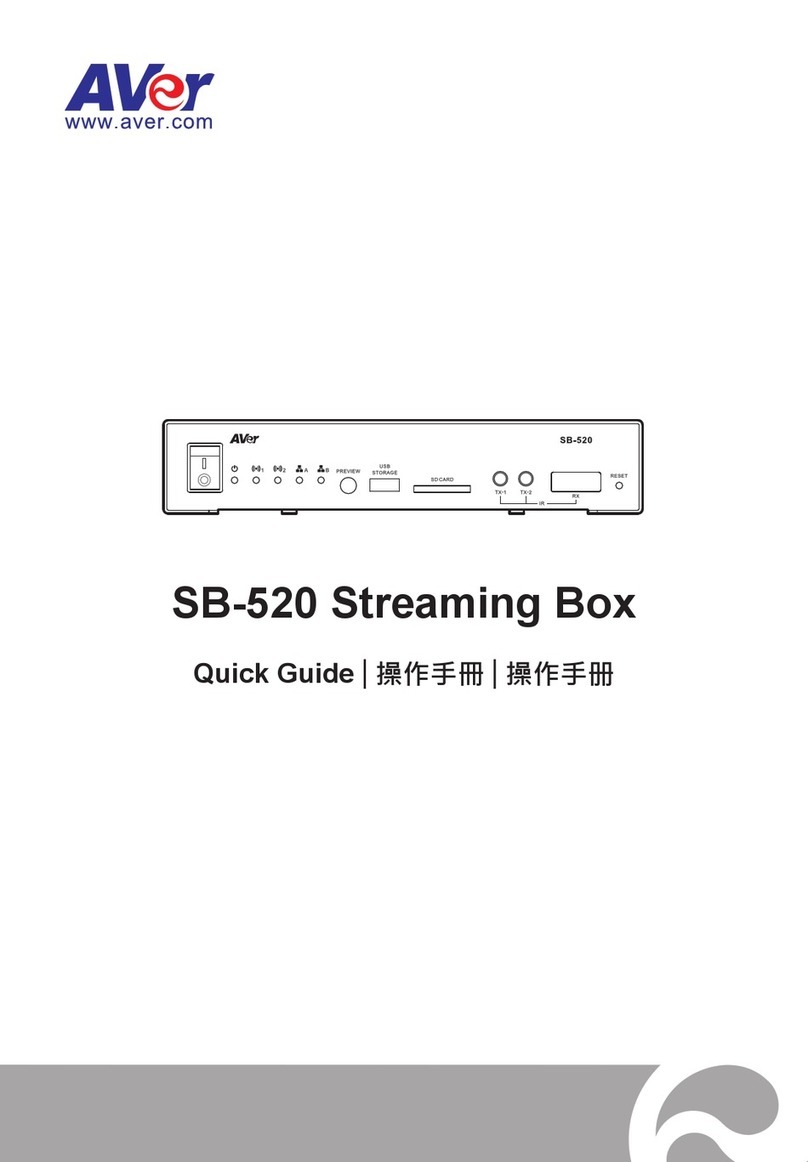 AVer SB-520 User manual