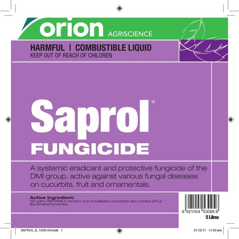 Orion Saprol FUNGICIDE User manual