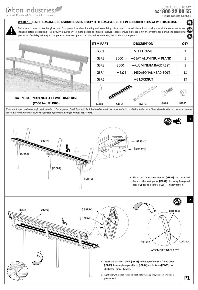 felton industries FELIGB3 Assembling instructions