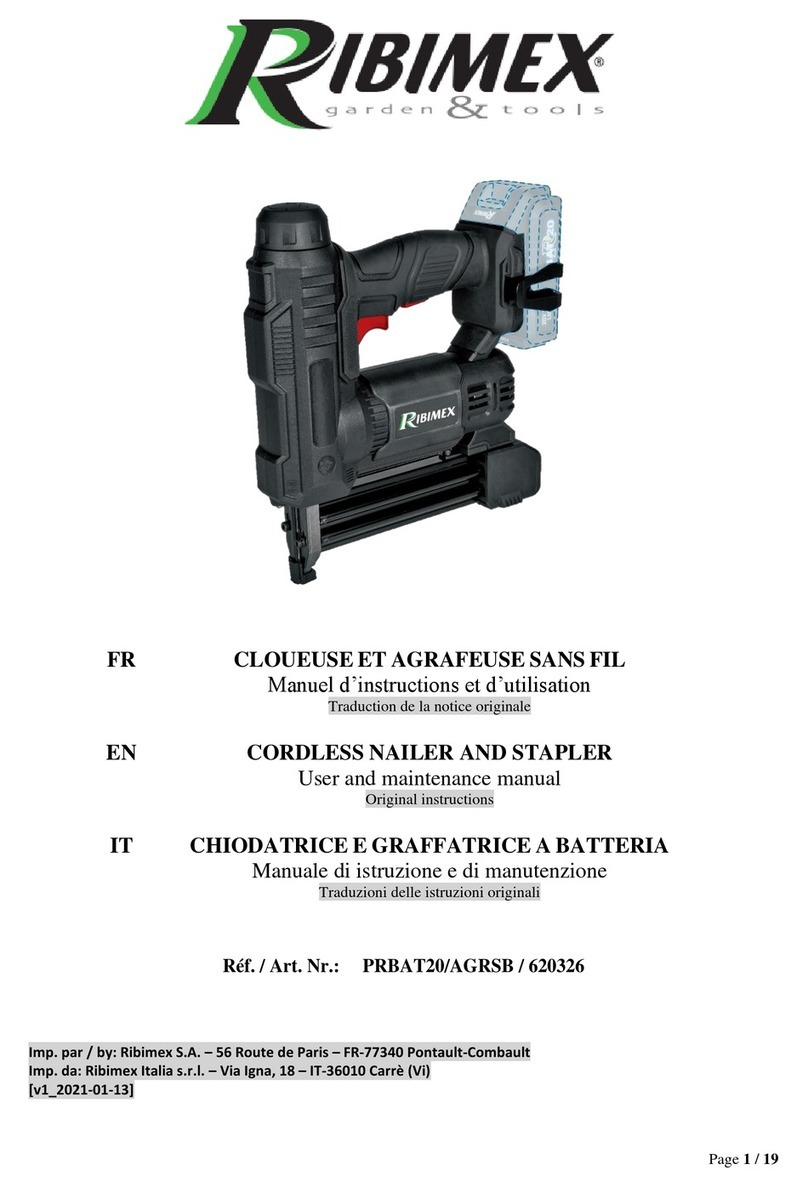 Ribimex PRBAT20/AGRSB User and maintenance manual