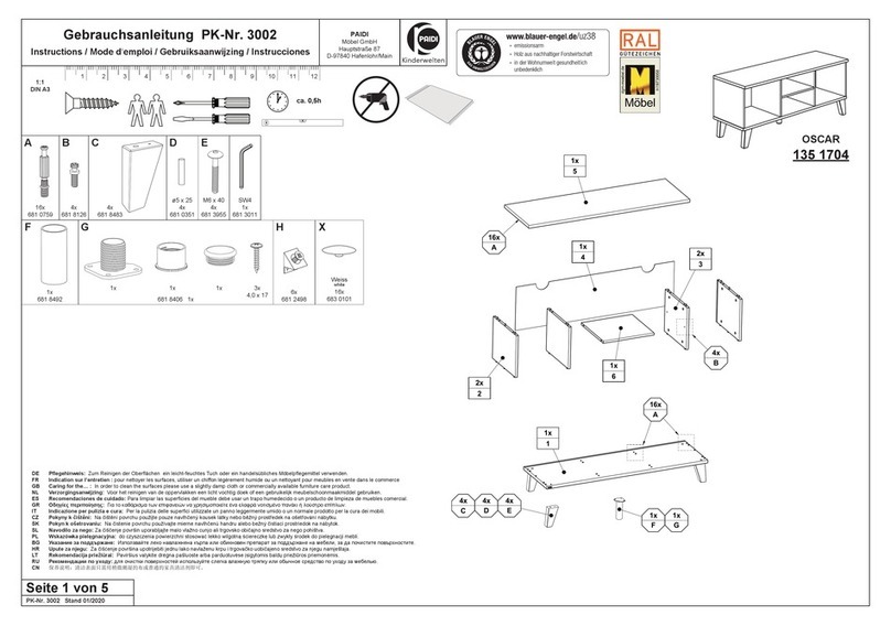 PAIDI OSCAR 135 1704 instructions
