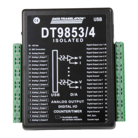 Data Translation DT9850 Series user manual