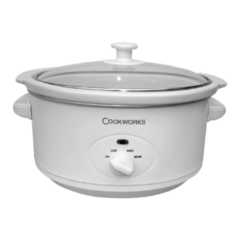 Cookworks 4228709 User manual