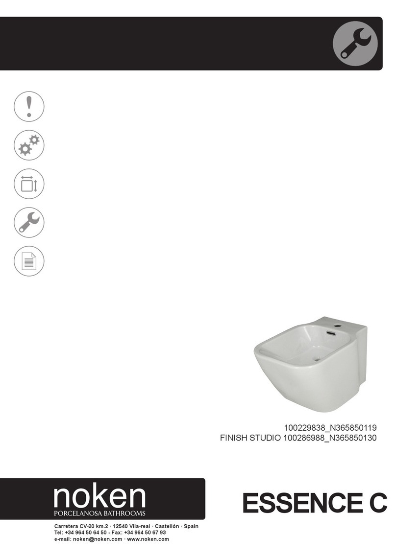 Porcelanosa noken ESSENCE C 100229838 N365850119 User manual