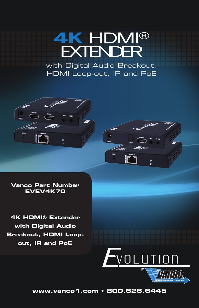 Vanco Evolution EVEV4K70 User manual