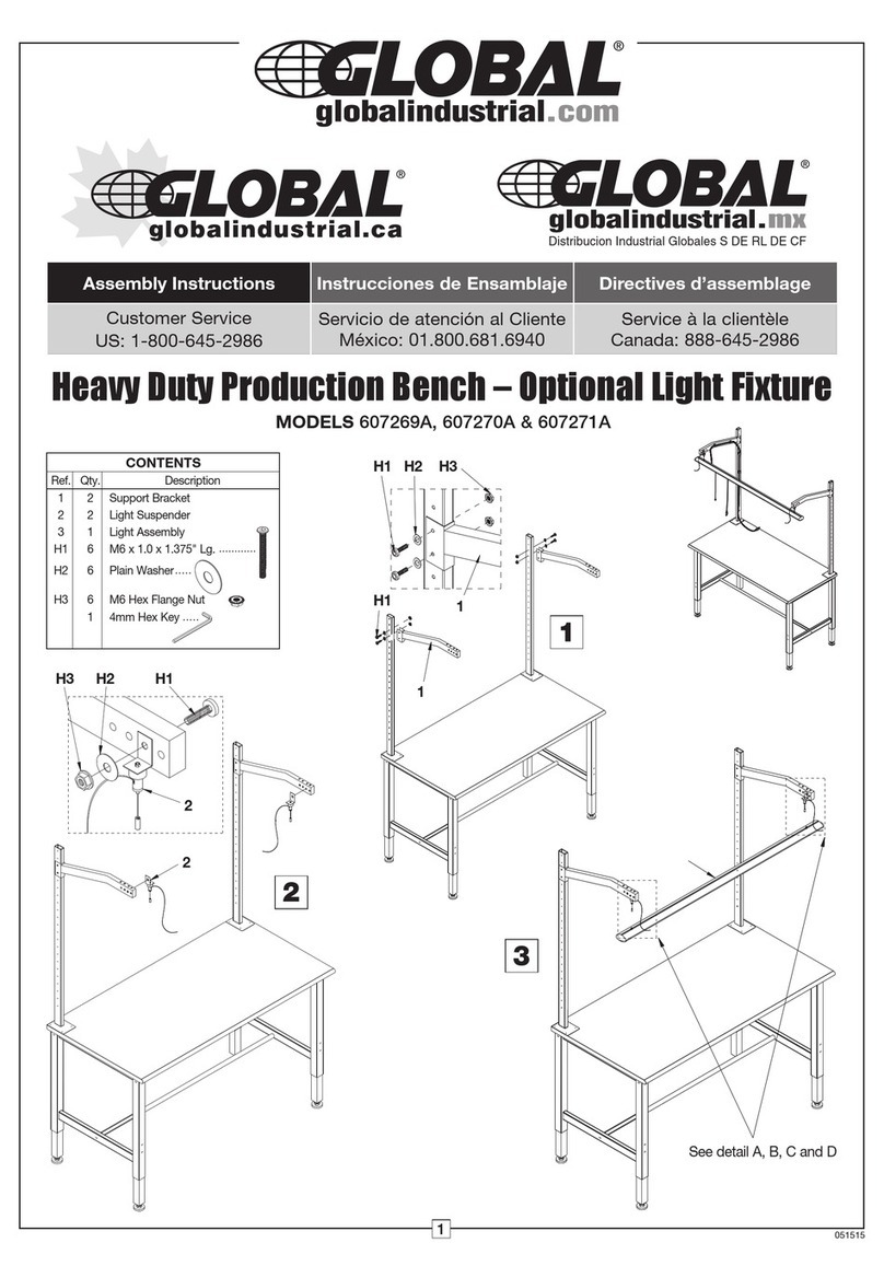 Global 607269A Assembly instructions