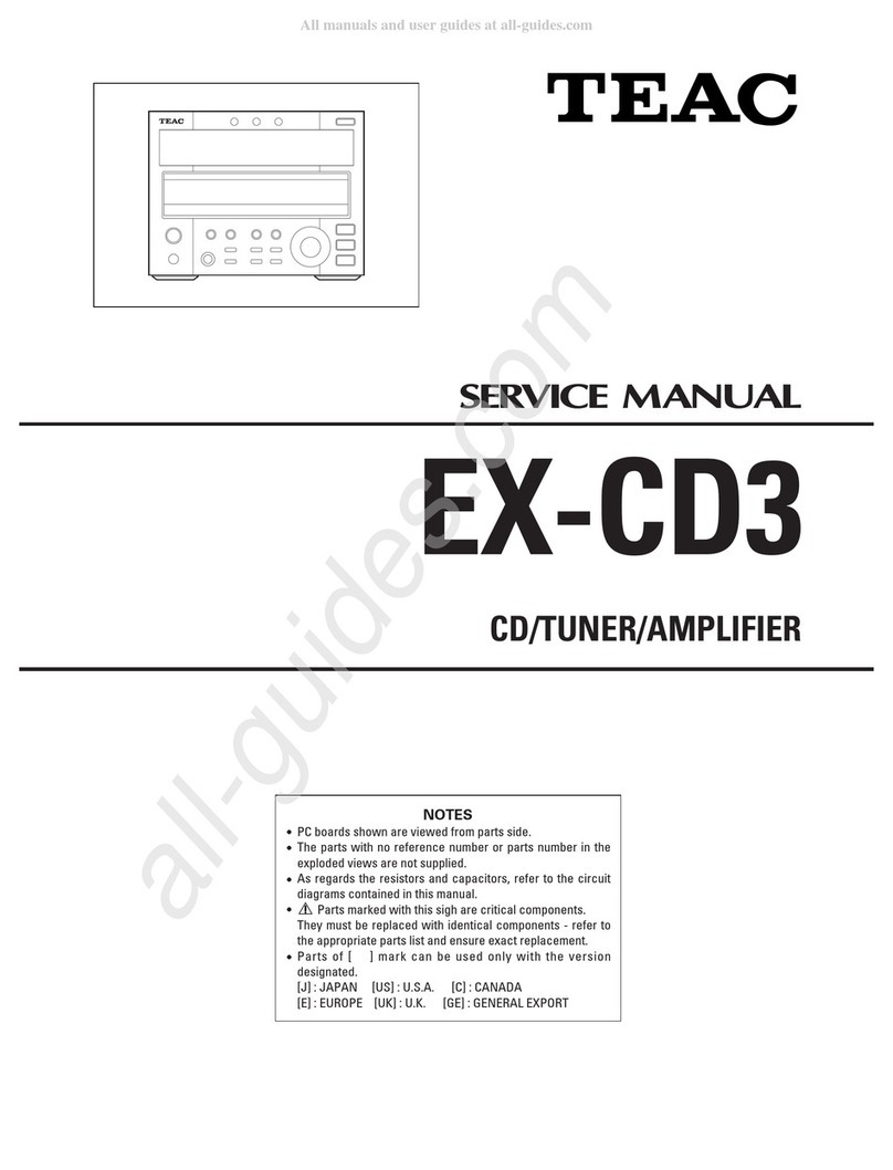 Teac EX-CD3 User manual
