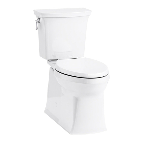 Kohler Corbelle Comfort Height Revolution 360 ContinuousClean... User manual