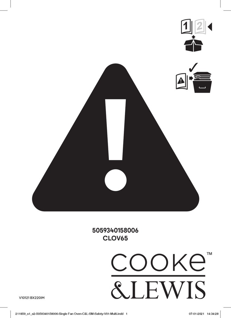 Cooke & Lewis CLOV65 User manual