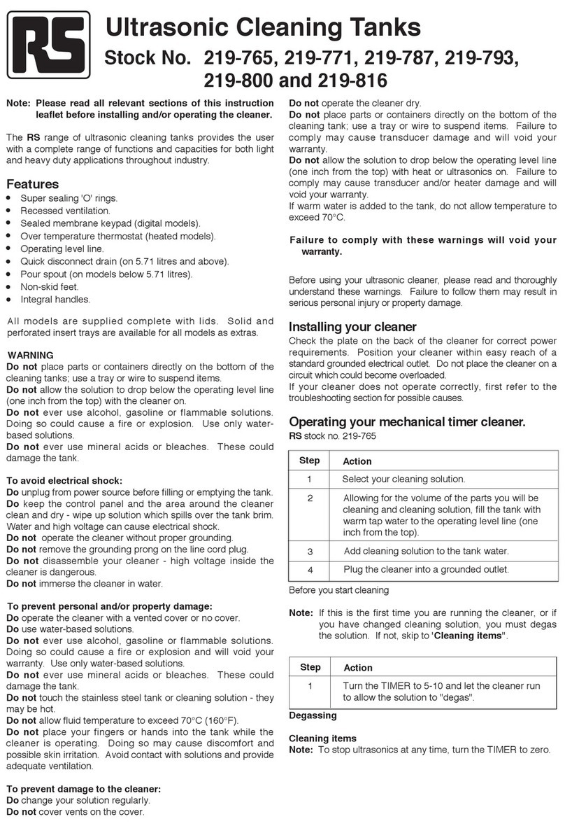RS 219-765 quick start guide