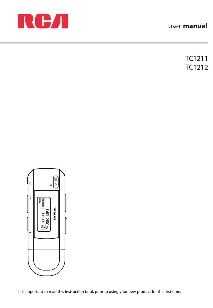 RCA TC1211 User manual