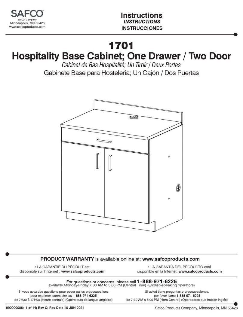 LDI SAFCO 1701 User manual