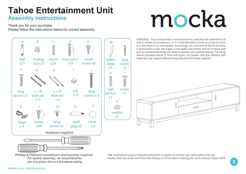 Mocka Tahoe User manual Mocka Tahoe User manual
