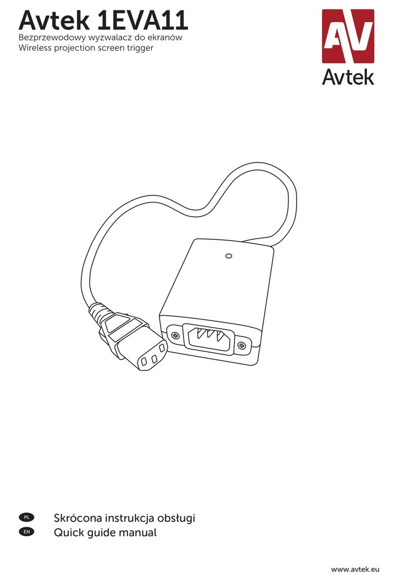 Avtek 1EVA11 quick guide