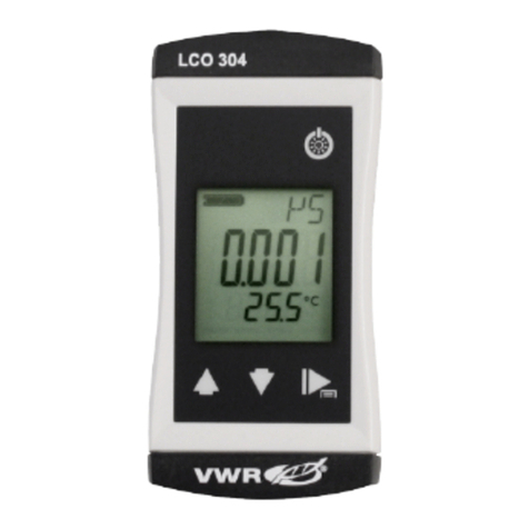 VWR LCO304 operating manual