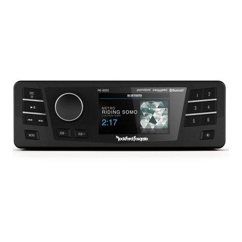 Rockford Fosgate Punch PMX-HD9813 User manual