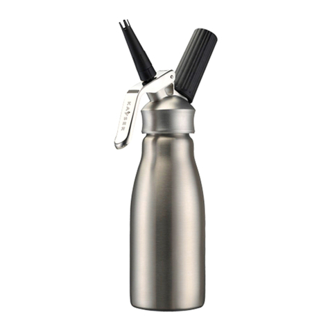 KAYSER WHIPcreamer INOX User manual KAYSER WHIPcreamer INOX User manual