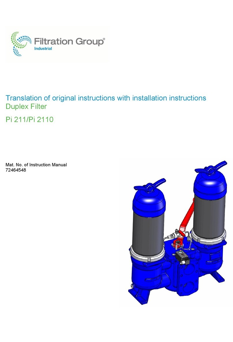 Filtration Group Pi 211 User manual