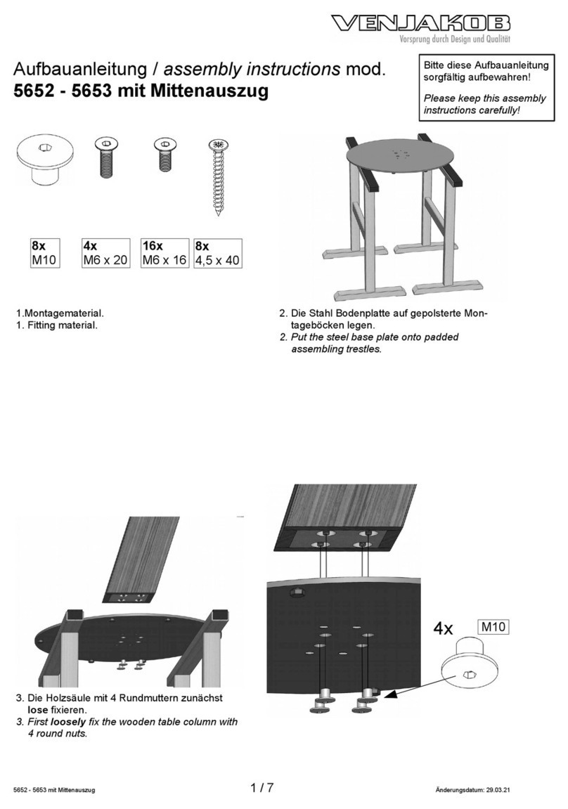 Venjakob 5652 User manual