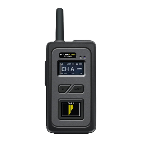 Pliant MICROCOM 900XR operating manual