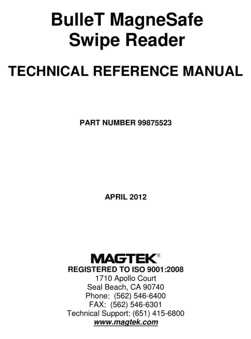 Magtek BulleT MagneSafe Product manual