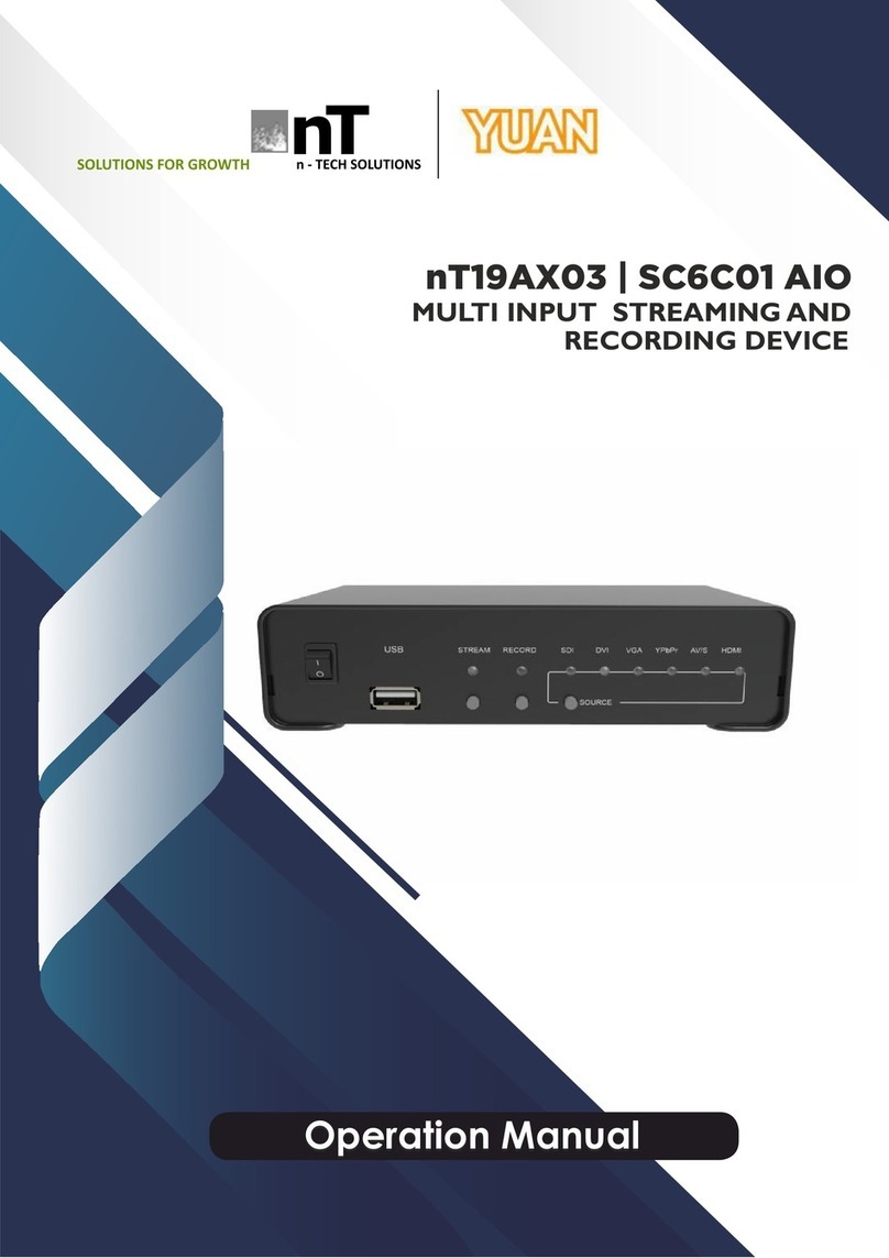 Yuan nT19AX03 User manual