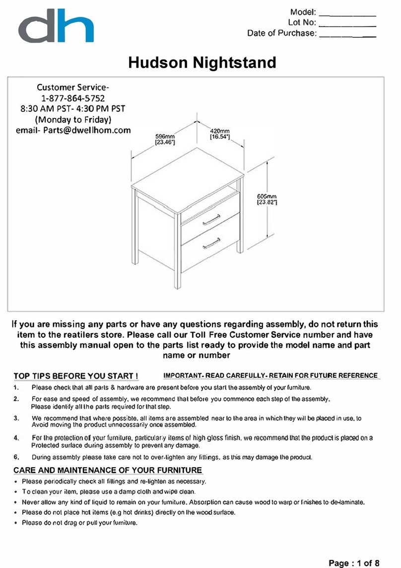 DH Hudson BR-6 NS Espresso User manual