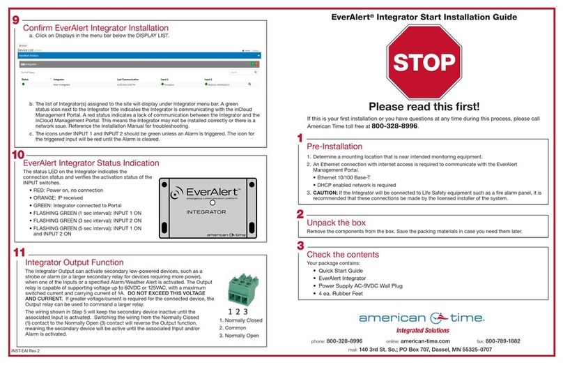 American Time EverAlert installation guide