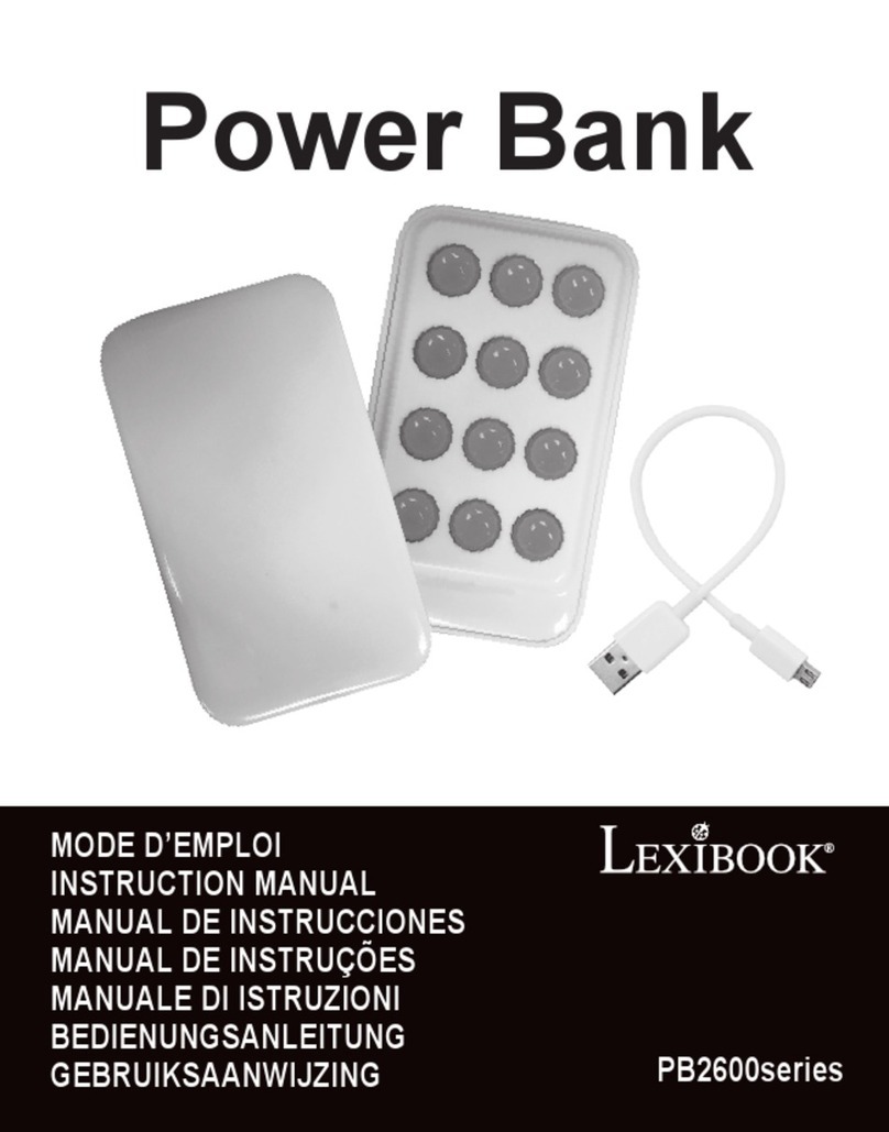 LEXIBOOK PB2600 Series instruction manual