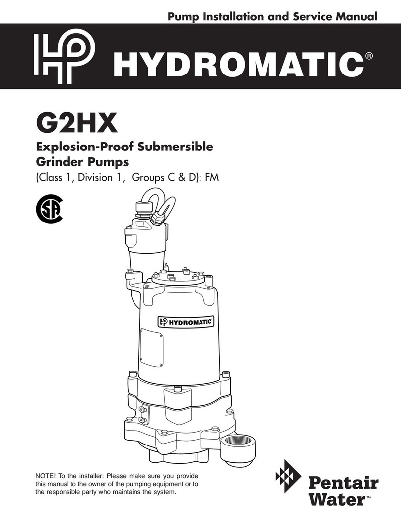 Pentair HYDROMATIC G2HX Manual Pentair HYDROMATIC G2HX Manual
