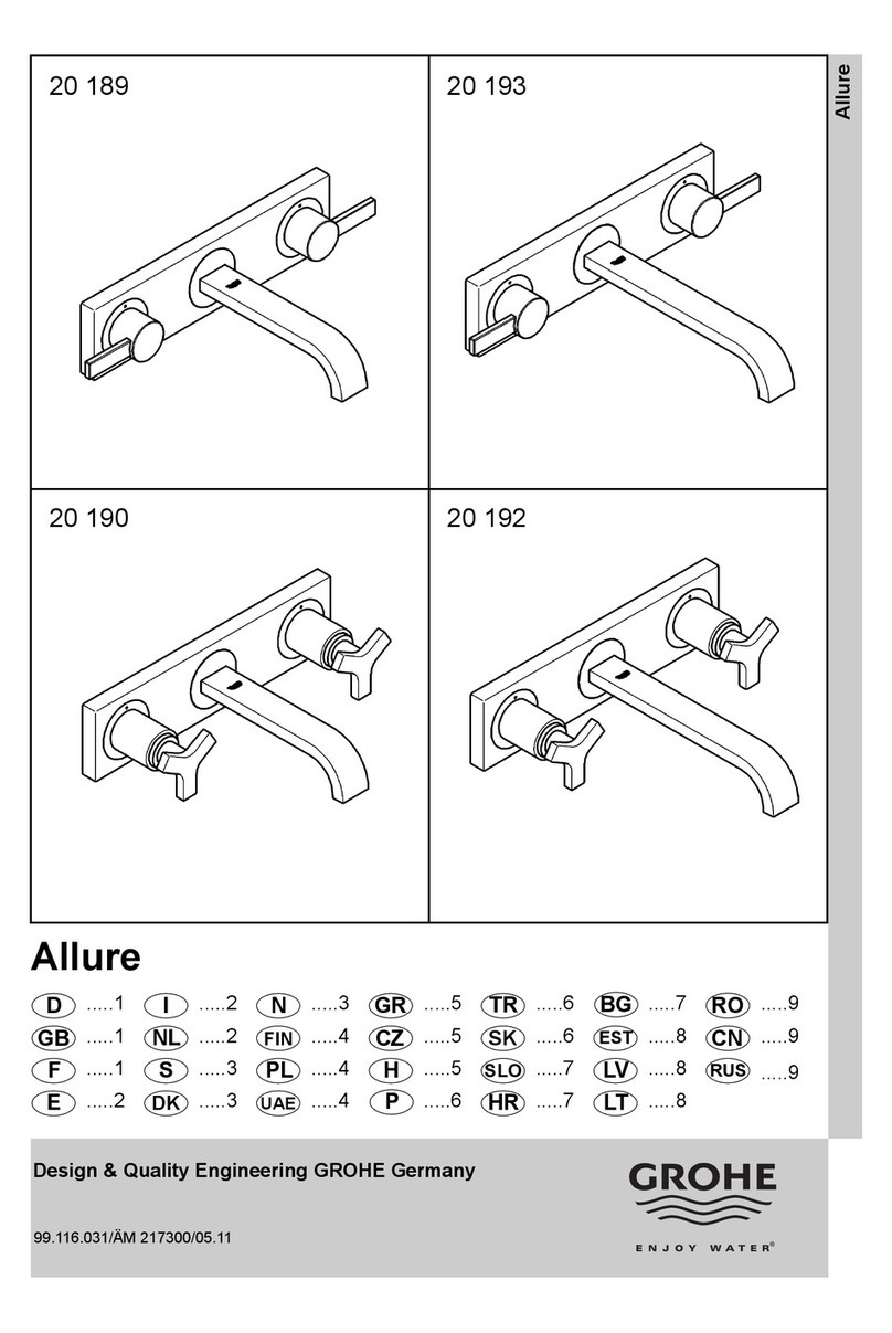 Grohe Allure 20 189 manual