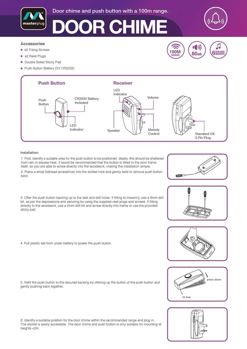 Masterplug BDCPL100 manual