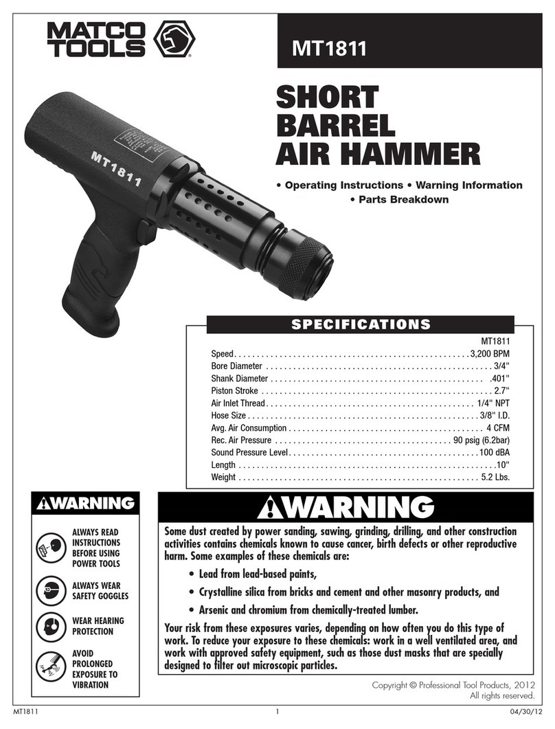 Matco Tools MT1811 User manual