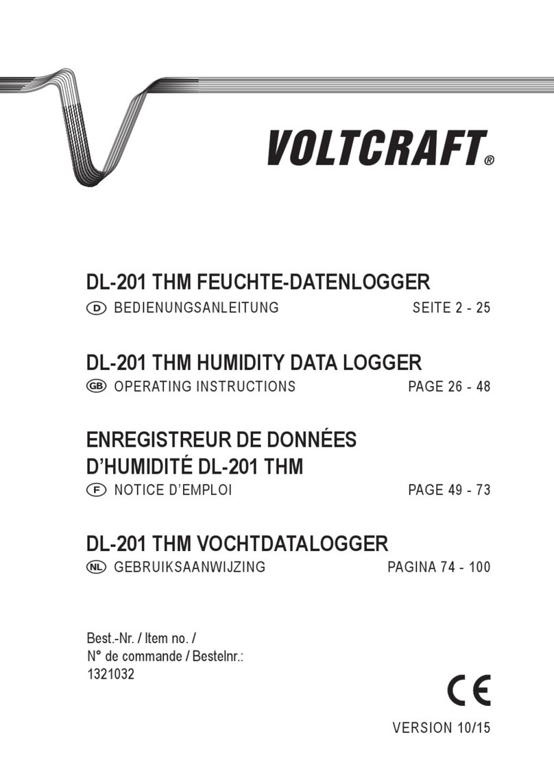VOLTCRAFT DL-201 THM User manual