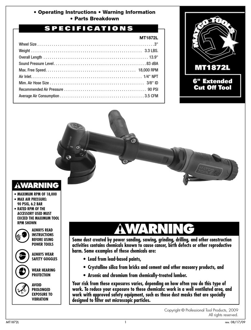 Matco Tools MT1872L User manual