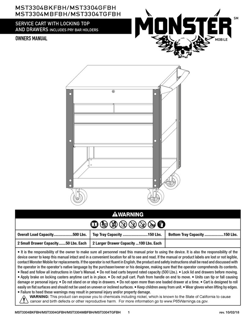MONSTER MOBILE MST3304BKFBH User manual